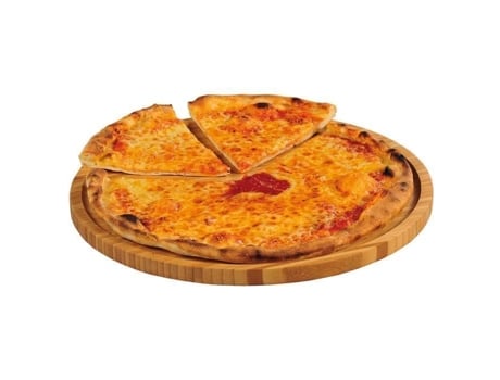 Placa Para Pizza Kesper Ø32 Cm Bambu Bege Resistente À Umidade