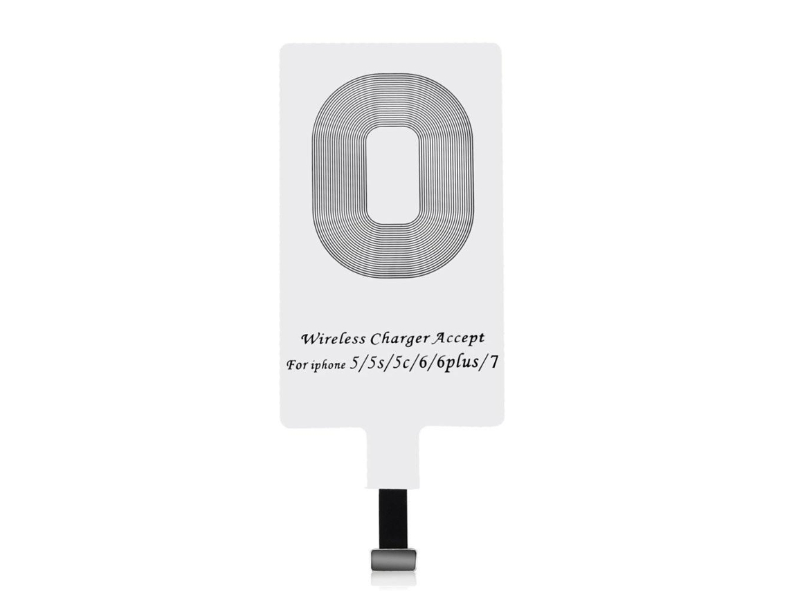 Adaptador Choetech Wireless Charging Qi Lightning Induction Insert Branco Wp-Ip