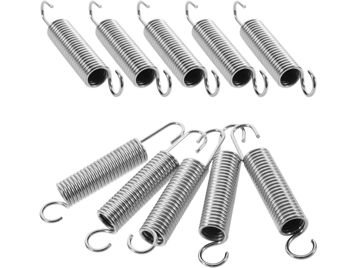 Conjunto De 10 Molas De Aço Inoxidável Para Substituição Em Tesouras De Poda, Com Amortecedor.