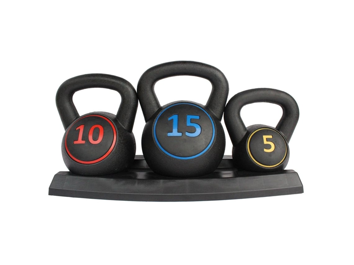 Kit-completo De Kettlebells De 5/10/15