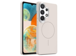 Capa Para Samsung Galaxy A23 4g Fina Circular Magsafe À Prova De Choque Dourada Em Policarbonato Summit Stone