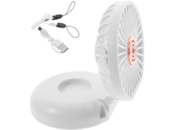 Ventilador de Pescoço, Bateria Recarregável, Usb Portátil para Uso Externo com Velocidade do Vento CHABERLU