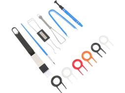 Kit Prático Para Remoção De Teclas Teclados Mecânicos Com Escova Limpeza E Pinça Sujeira Acessórios Essenciais Laptops