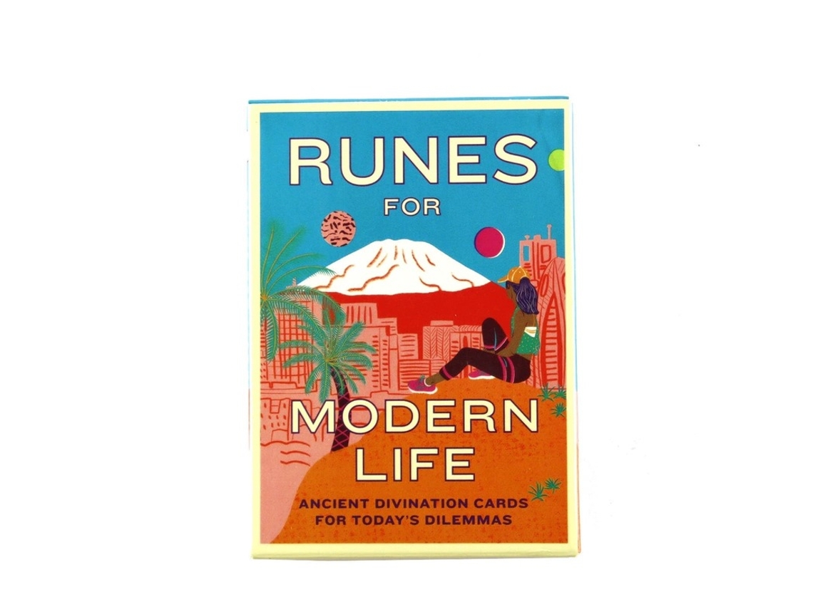 Runas Da Vida Moderna - 24 Cartas De Jogo, Papel, Tema De Mistério
