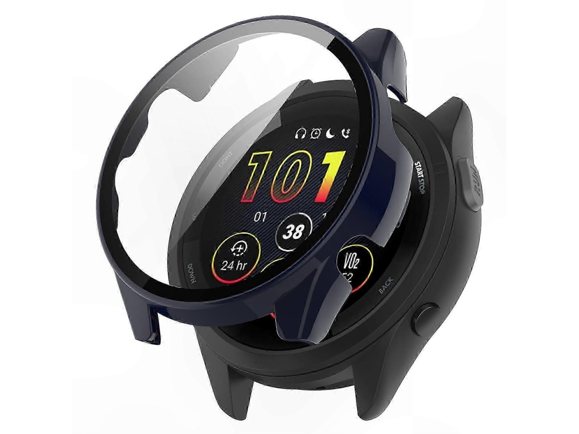 Capa Para Smartwatch Garmin Forerunner 265 Com Película Protetora De Vidro Temperado.
