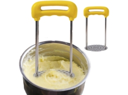 Amassador De Batatas Para Purê Batatas, Moedor Carne Manual Em Aço