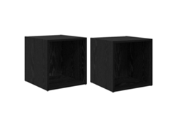 Conjunto de Móvel de Tv 2 Pcs Preto 37 X 35 X 37,5 Cm MAISON EXCLUSIVE