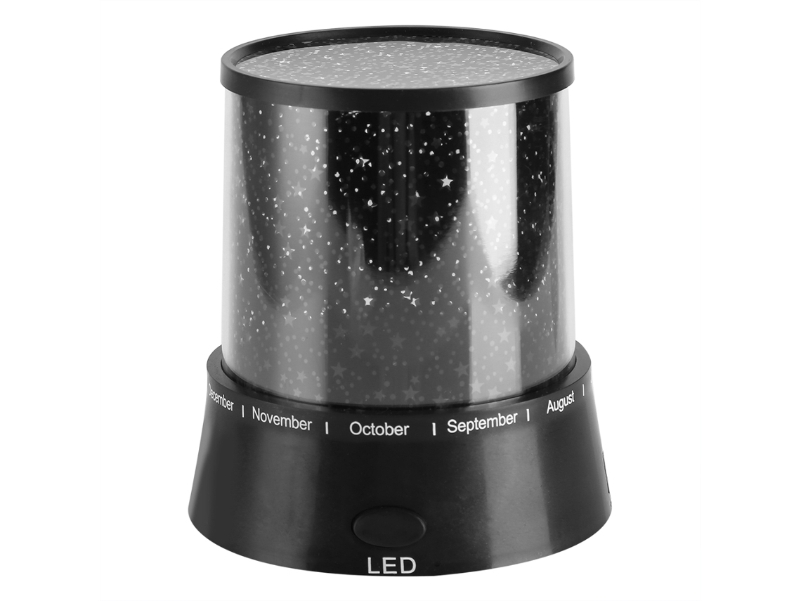 Projetor de Luz Led Romântico Decoração Quarto Presente para Crianças Estrelas S/MARCA