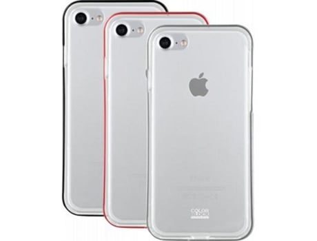 Conjunto de Capas para iPhone SE/6/8/7 COLOR BLOCK Prateado (3un) .