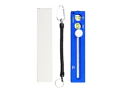 Lurelia Esquadro Transparente Antiderrapante Dobrável 5cm Alumínio Para Marcenaria