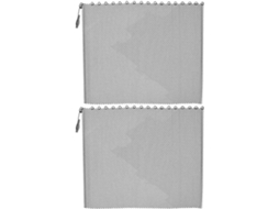 Uonlytech Conjunto De 2 Telas Metal Para Lareira
