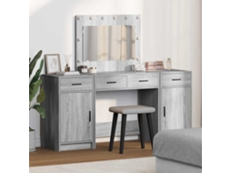 Vidaxl Mesa De Vestir 3 Unid. Cinzeto 78,5 X 41 X 135 Cm
