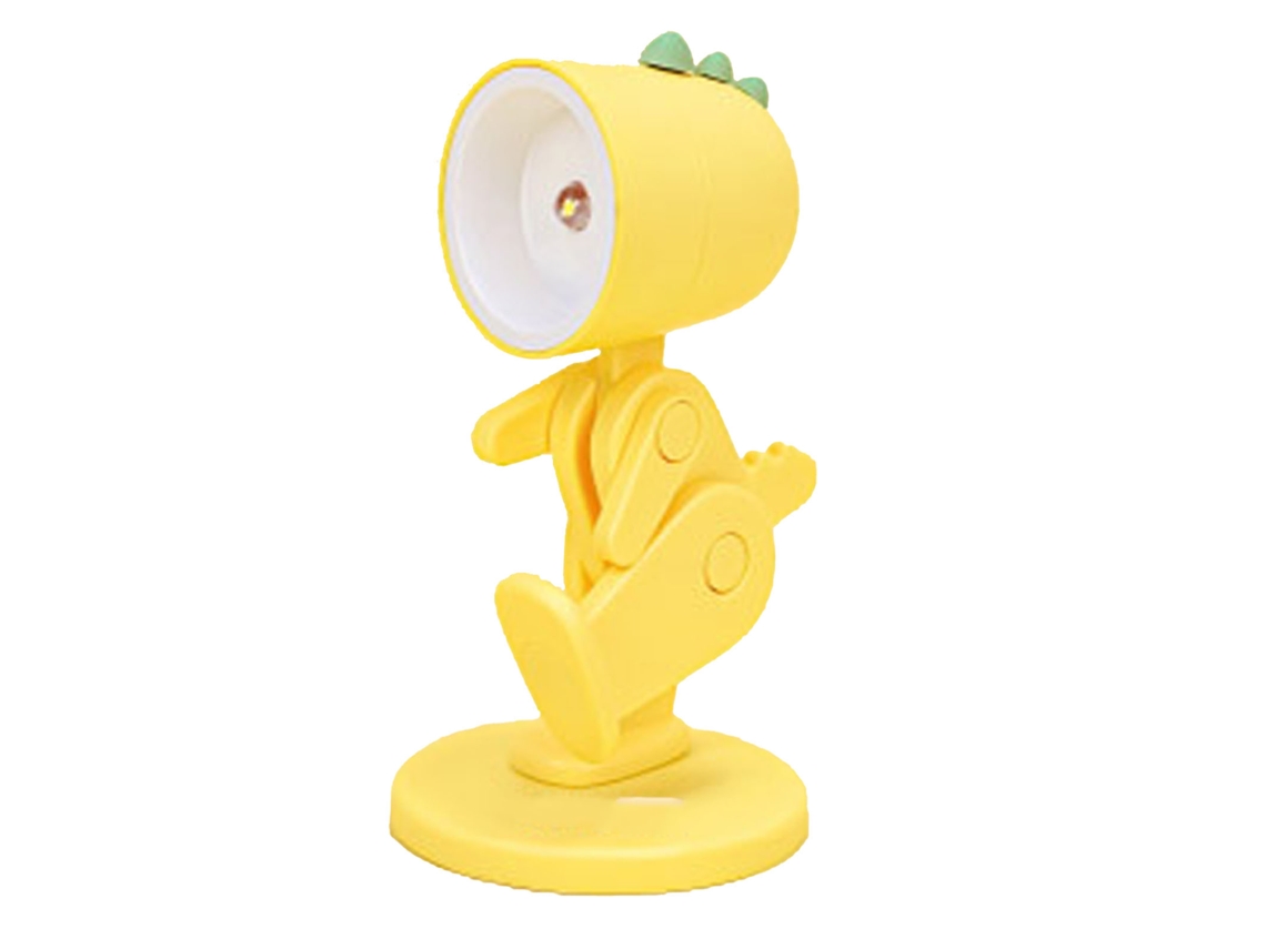 Farol de Noite Led Adorável Multifuncional Mesa de Cabeceira Ambiente Quarto Decoração Amarela
