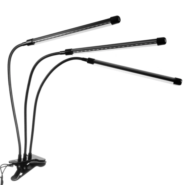 Luminária De Led Ajustável Para Plantas, Com Temporizador, Preta. Aquaforge