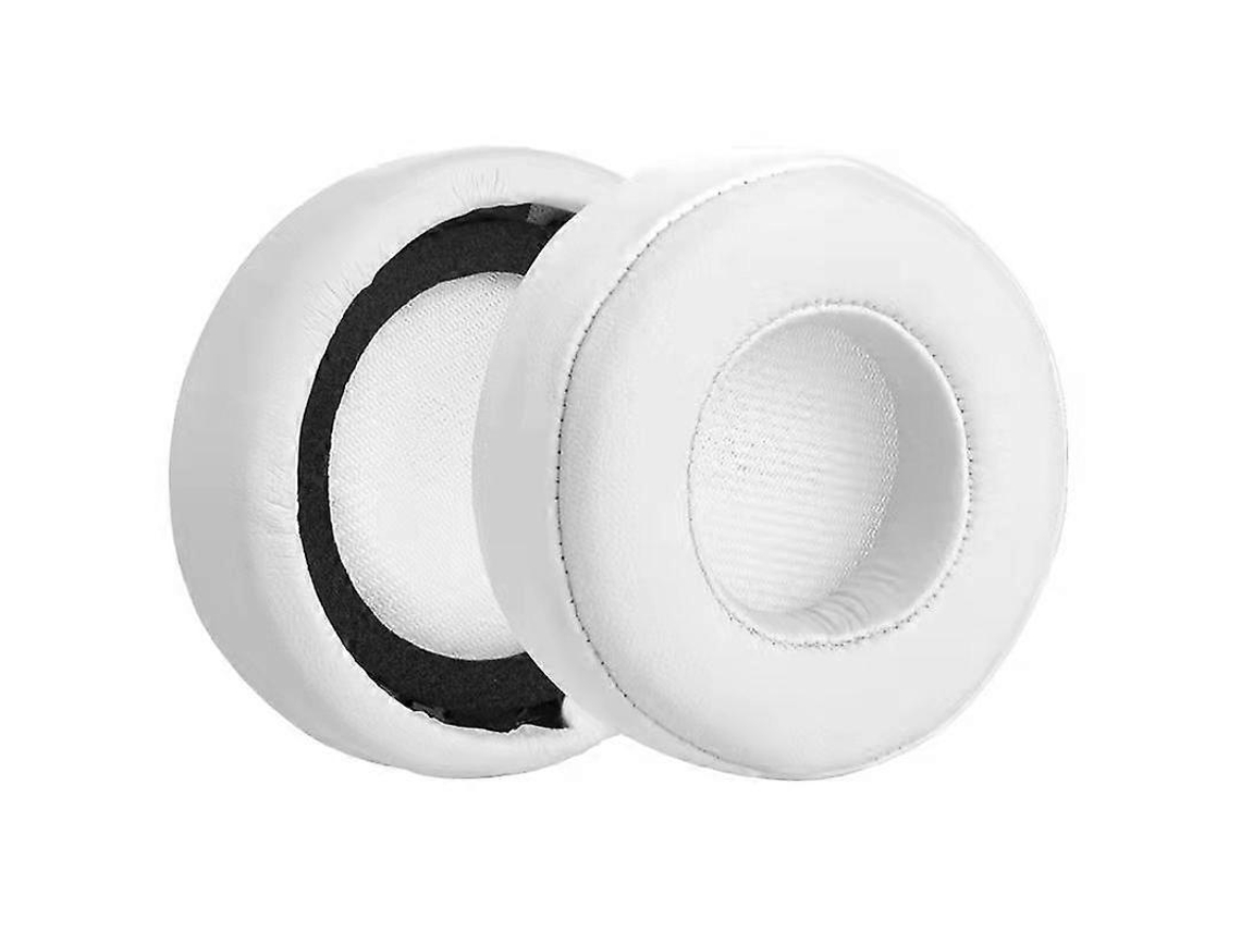 2 Peças De Almofadas De Substituição De Couro Proteico Para Beats Studio Pro, Brancas Ushion