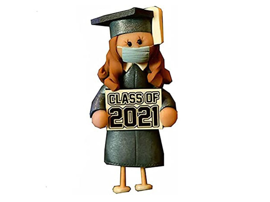 Pingente Boneca Chapéu Graduação 2021