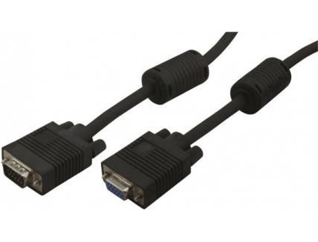 Cabo de Vídeo WAYTEX (VGA - 50 cm - Preto)