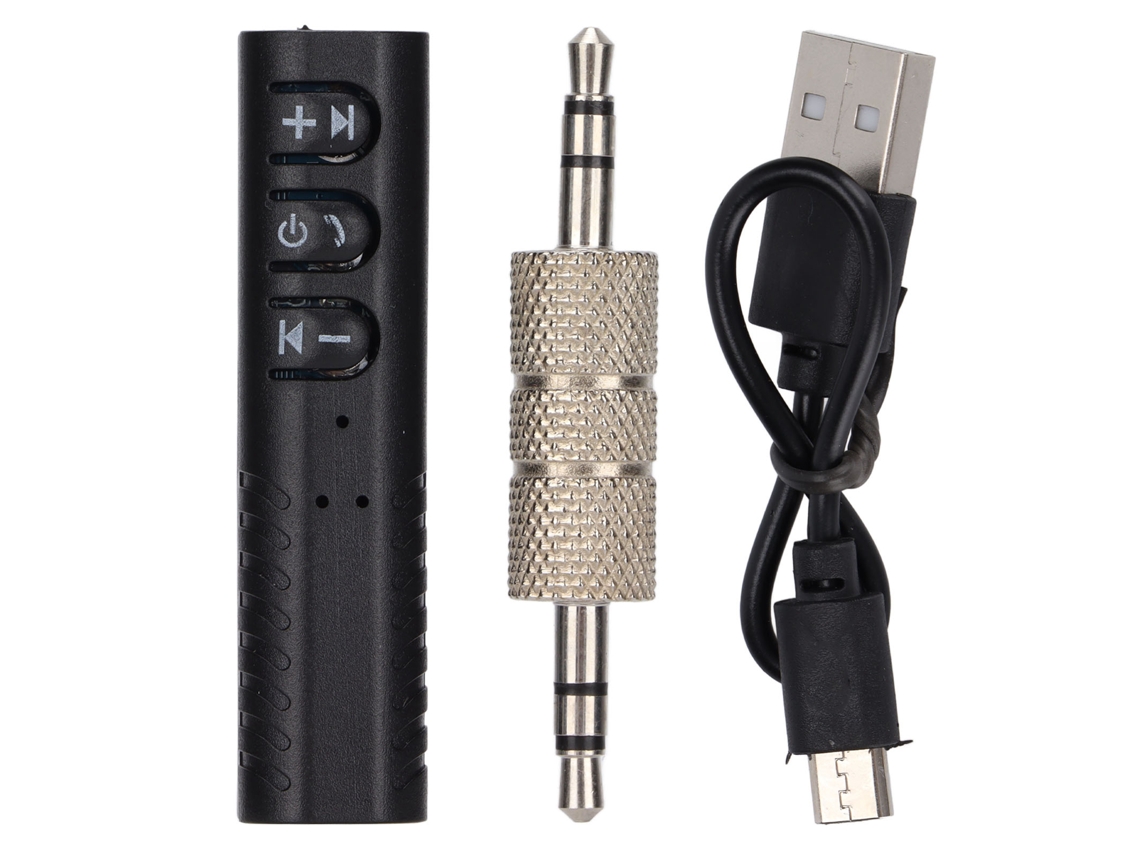 Adaptador de Carro Bluetooth com Saída Estéreo, Receptor e Chamadas Hands free no Carro EOOCOO