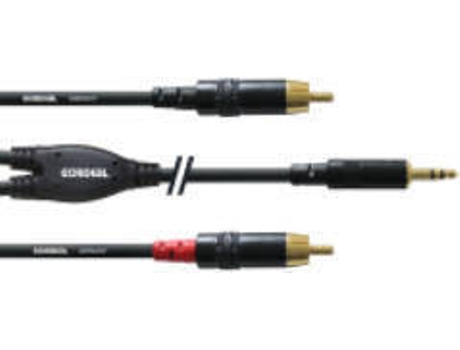 Adaptador CORDIAL CFY 1.5 WCC (Jack 3.5mm - Preto)