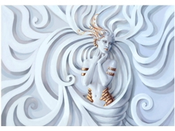 Papel de Parede ARTGEIST Goddess In Blue (300x210 cm)