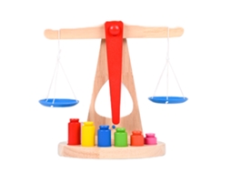 Brinquedo De Balança De Madeira Para Crianças - Auxiliar De Ensino Matemático E Brinquedo Educativo Infantil