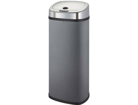 Caixote do Lixo KITCHEN MOVE (Cinzento Mate - Aço Inoxidável - 42 L)