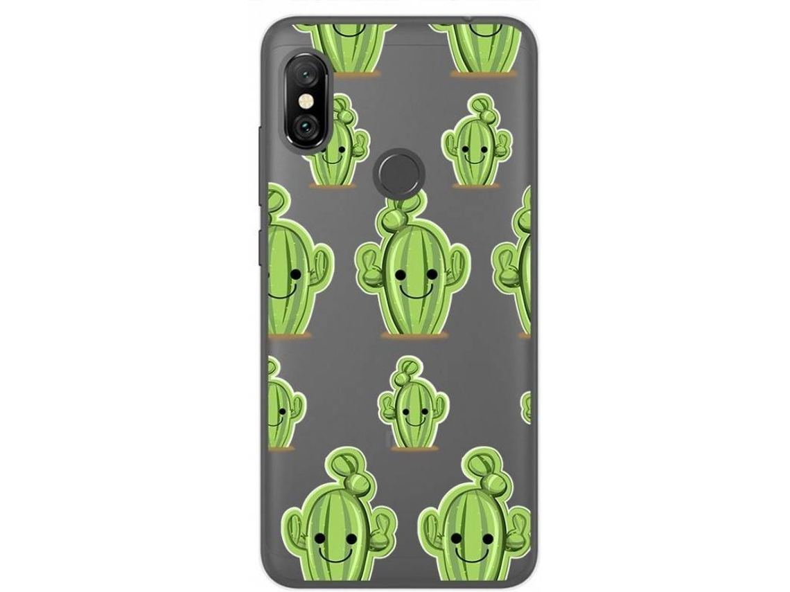 Capa Xiaomi Redmi Note 6 Pro TUMUNDOSMARTPHONE Cactos Multicor