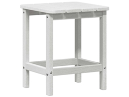 Maison Exclusive - Mesa Lateral Branco 38 X 38 X 46 Cm Polietileno