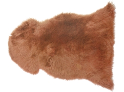 Tapete Uluru (Castanho - Pele Genuína - 100-110x65x8 cm)