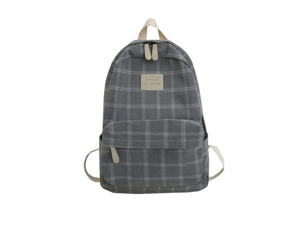 Mochila Linjou para Mulher Impermeável com Compartimento para Notebook e Design Antirroubo Preto S/MARCA