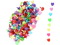 100-alfinetes De Metal Multicoloridos Para Artesanato Em Papel