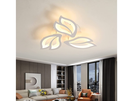 Candeeiro GOECO de Teto Teto Led Ajustável de 100W com Controle Remoto de 8000Lm 3000-6500K