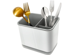 Suporte De Mesa Para Utensílios De Cozinha, Com Espaço Pauzinhos, Colher, Garfo, Escorredor Pratos, Cesto E Caixa Organizadora (cinz -aquaforge