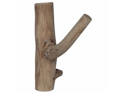 Conjunto 1 Cabide De Parede Vidaxl Castanho Madeira Recuperada Maciça (4 X 4 X 14 Cm)