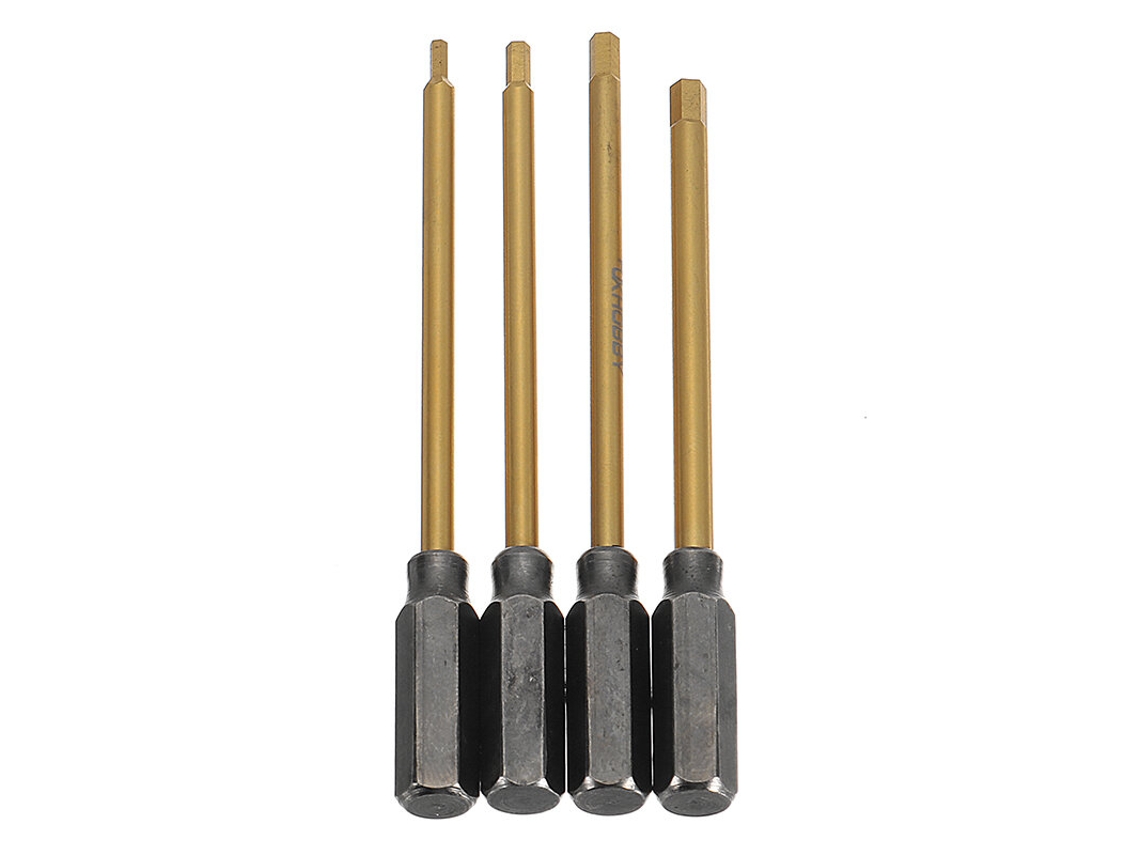 Kit de 4 Chaves de Fendas Hexagonais em Metal de 1,5/2,0/2,5/3,0 Mm para Modelos Rc MDUG