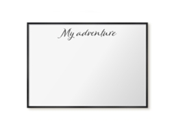 Magnetic Board For Wall My Adventure For The Bedroom Espelharte (100x70 Cm)