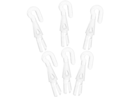 Conjunto De 6 Ganchos Reposição Para Conectores Reforçados Hastes. Ace