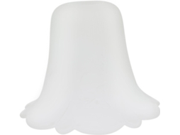 Abajur Floral de Vidro Fosco para Luminária Pendente, Capa Decorativa para Lâmpada, Iluminação Suave para Sala de Estar. SFUSHOS