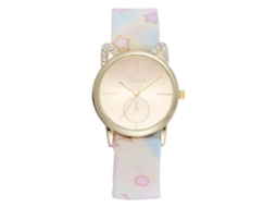 Relógio de Pulso Feminino Lvpai de Quartzo com Pulseira de Tecido Casual Elegante Branco