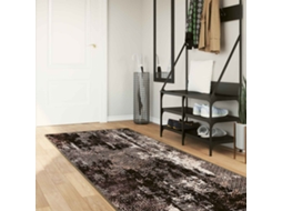 Vidaxl Passadeira Marsa Preto 100 X 250 Cm Poliéster E Pvc