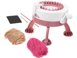 Máquina De Tricô Criativa Pinguim Para Meninos E Meninas, Rosa, Manual, Hobbies Diy