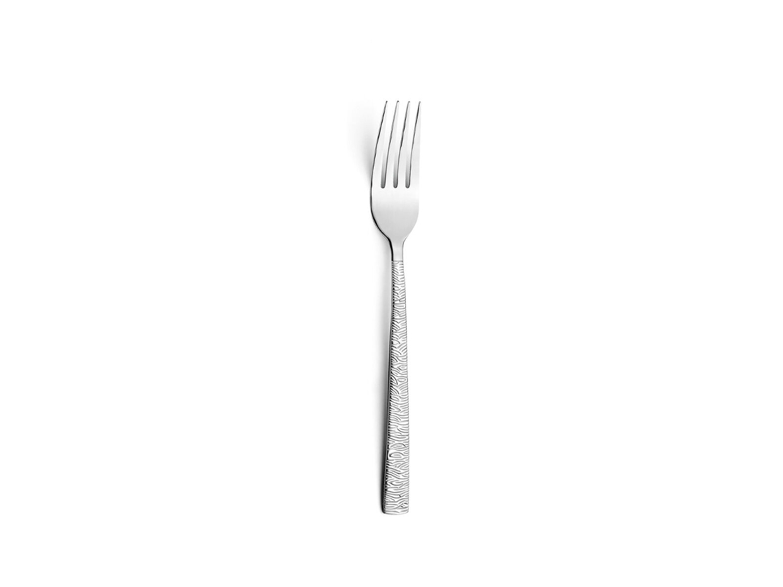 Conjunto De Garfos De Sobremesa Amefa Havane Jungle Metal Aço Inoxidável 12 Unidades
