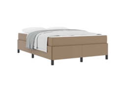 Estrutura da Cama com Colchão Cappuccino Tecido MAISON EXCLUSIVE 140x190 cm