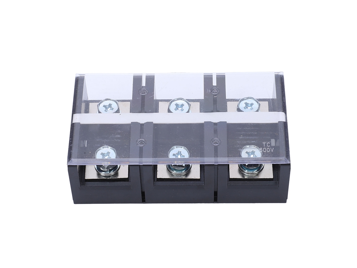 Bloco De Terminal De 3 Posições 400a 600v Com Capa