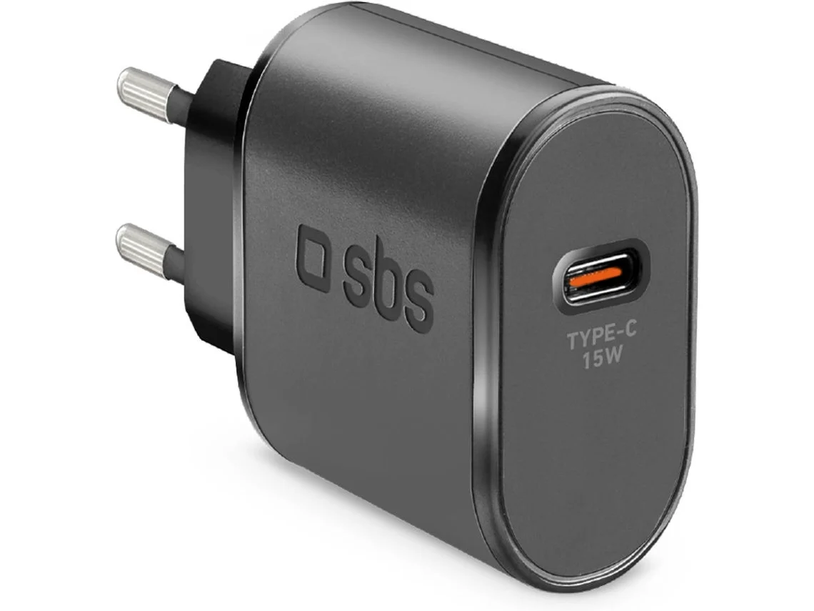 Carregador Viagem SBS Type-C 15W Preto