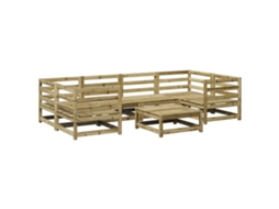 Garden Sofa Set, Garden Sofa Sets Vidaxl Marrom Madeira De Pinho Impregnada (n/a)