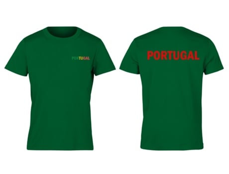 T-shirt TOPBRANDS Portugal Fanático Verde (XL)