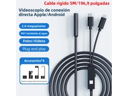 (cabo Rígido De 5 M) Câmera Endoscópica De 2 Megapixels