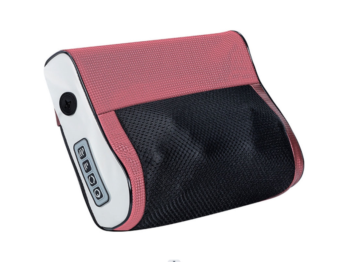 (rosa) Massageador Multifuncional Para Pescoço E Ombros Com Função De Aquecimento Ajustável, Um Acessório Para Massagem Doméstica.