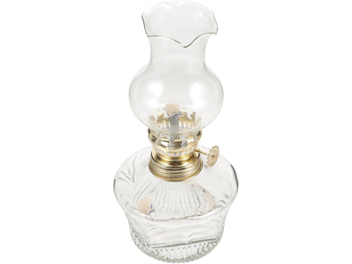 Luminária Noturna De Vidro Vintage Durável Para Uso Interno.